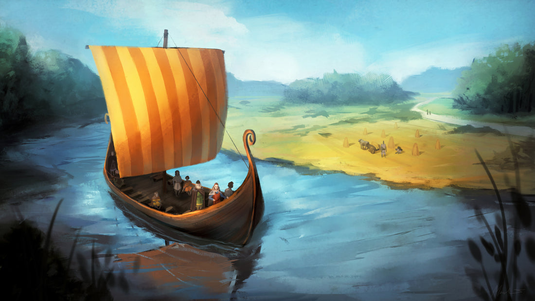 Pax Viking board game illustration