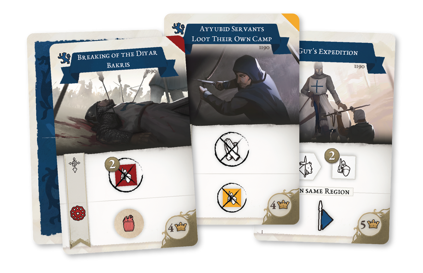 Third Crusade component event cards