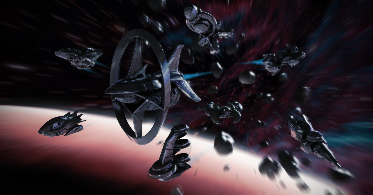 Space ships from Expedition Zetta core game