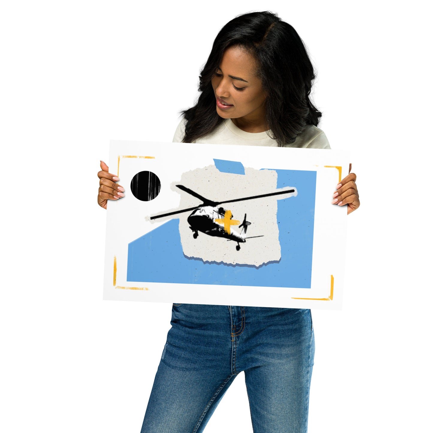 Poster DerrocAR Art Helicopter