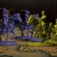 Crusader Kings: the Board Game - plastic knight pieces (expanded view)