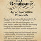 PAX Renaissance Age of Reformation Promo Cards - Card description