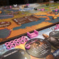 PAX Viking Board Game - Expanded view of tokens displayed on the board
