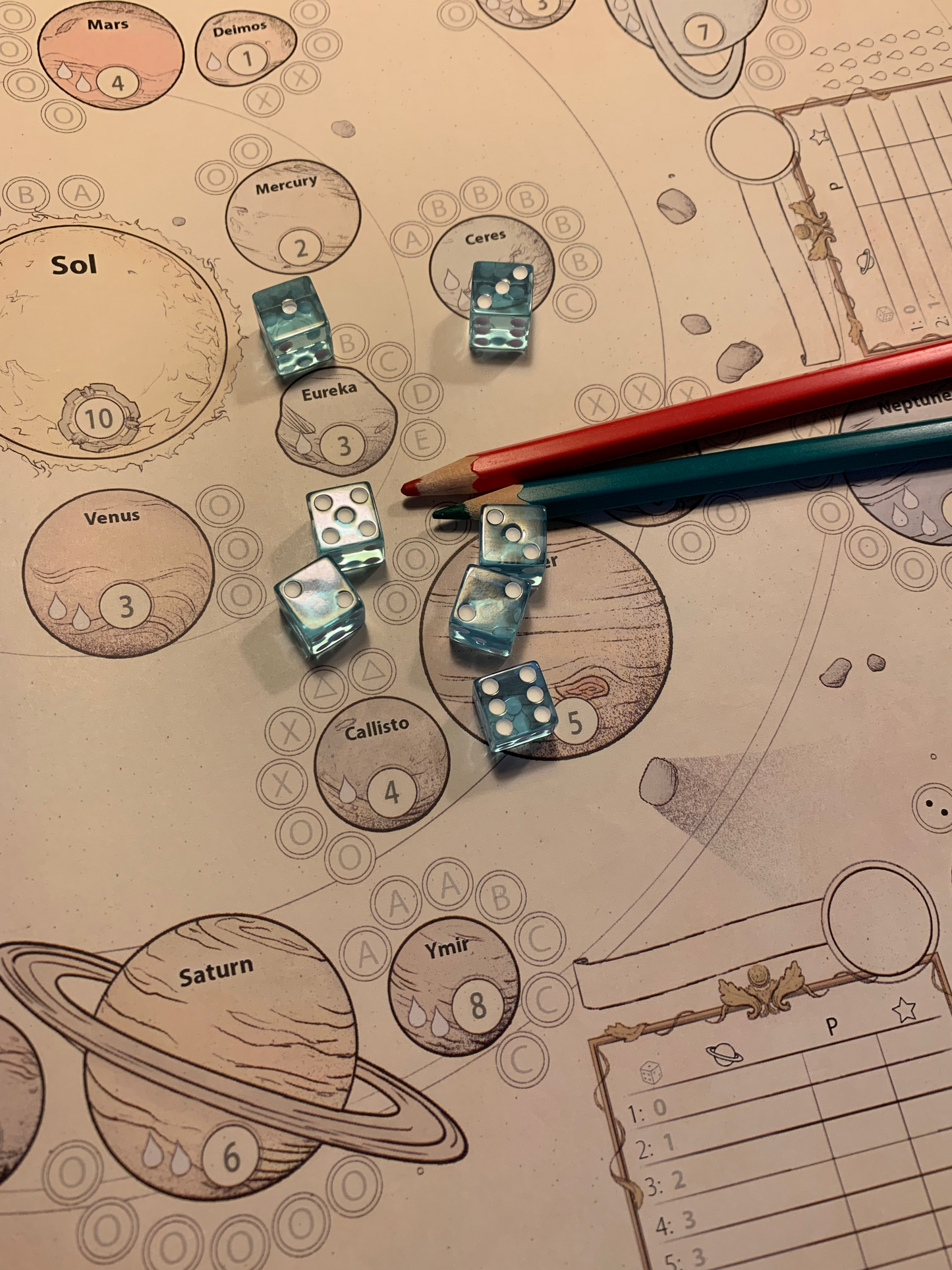 StegegetS board game - game dice