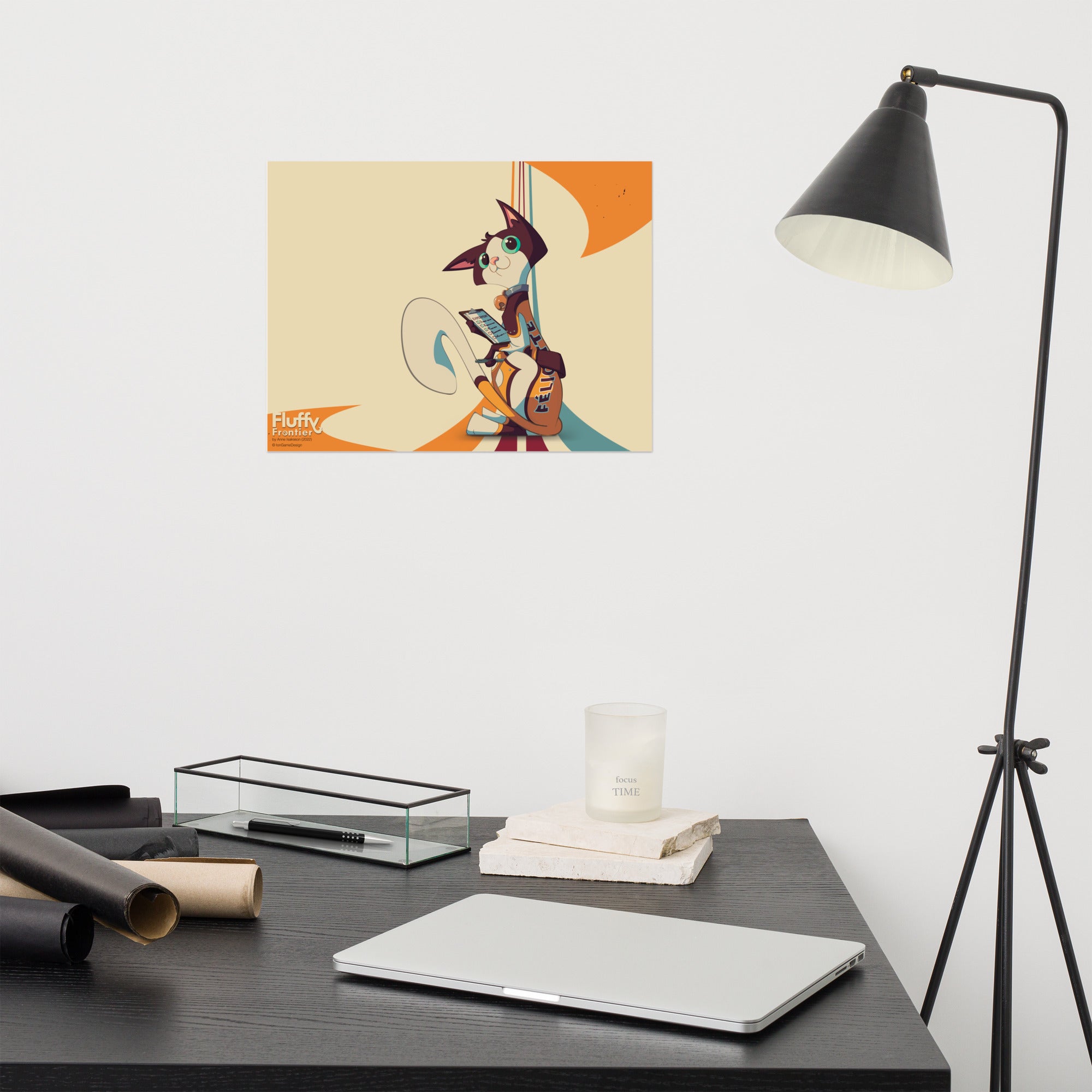 Fluffy Frontier Poster 16"x 12"