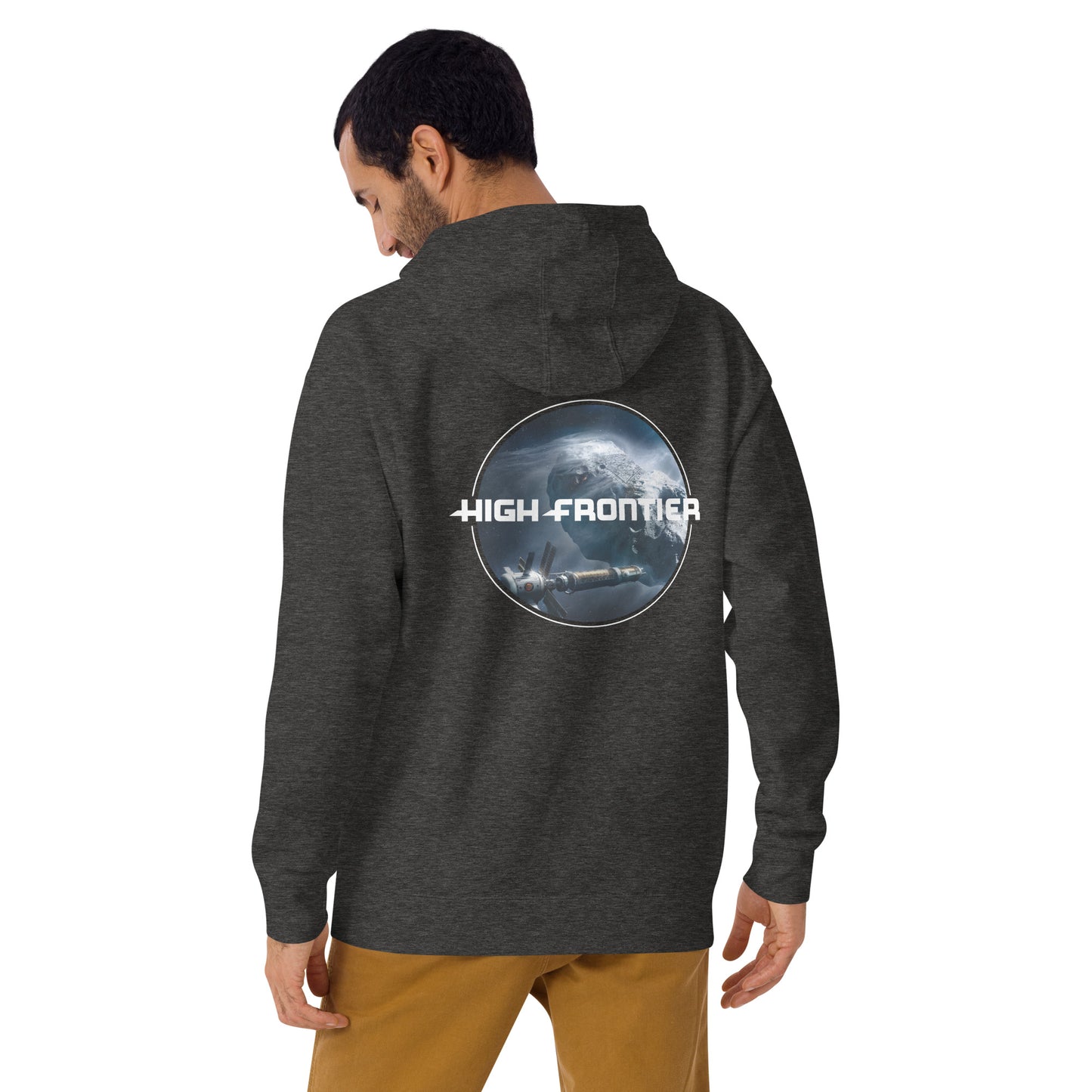 Unisex Hoodie - Back Image HIGH FRONTIER