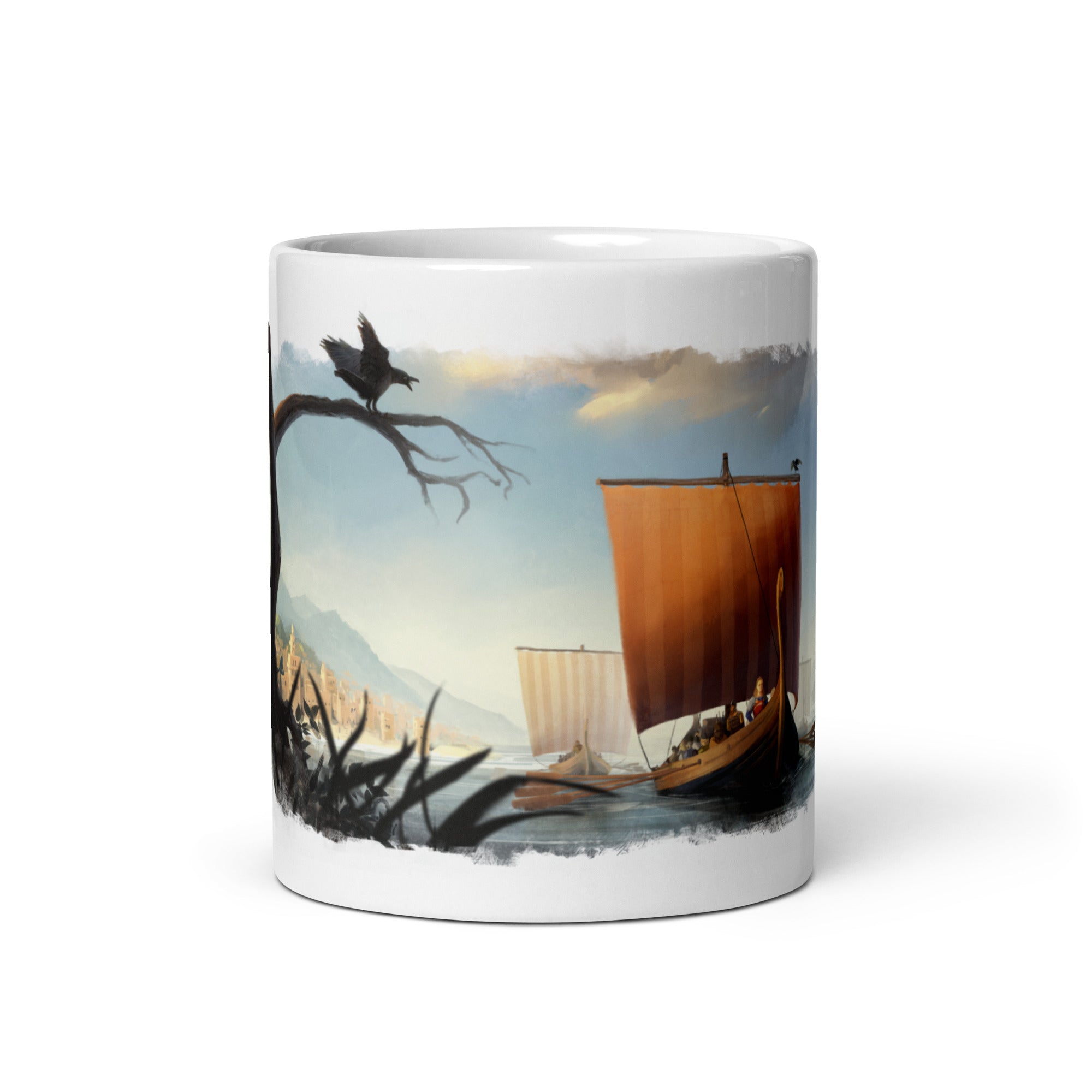 PAX VIKING : White mug - front view