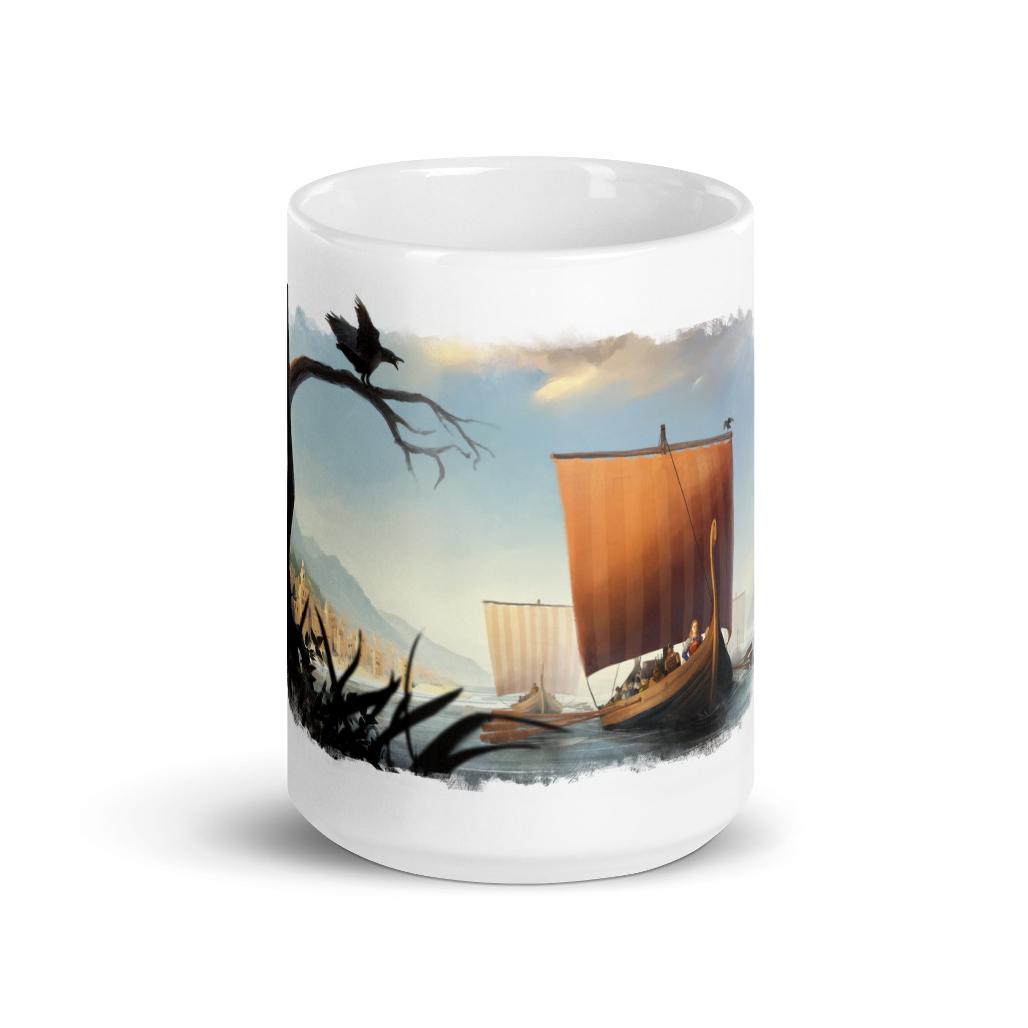 PAX VIKING : White mug - front view 2