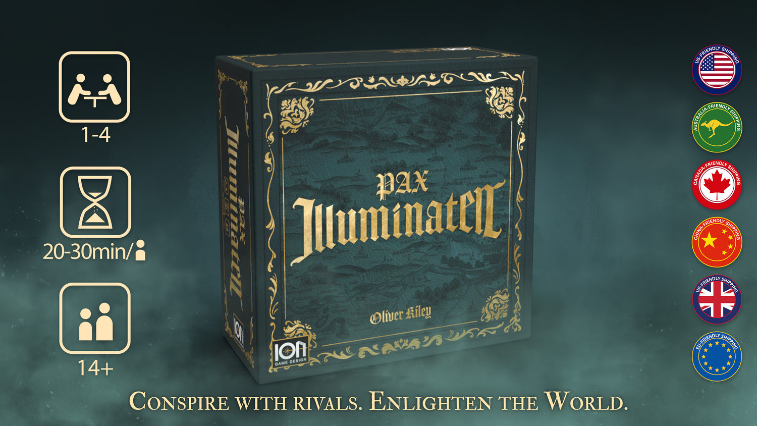 Pax Illuminaten clue 6 and Kickstarter preview link ION