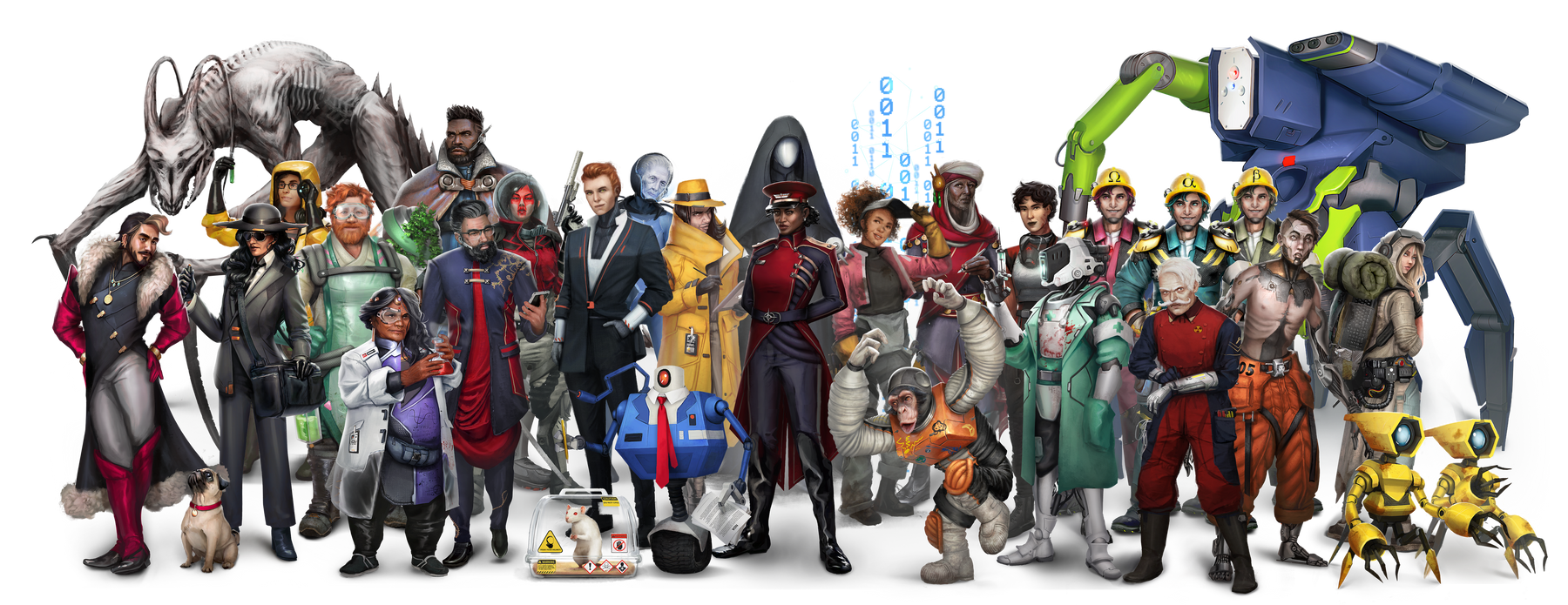 Stationfall all characters