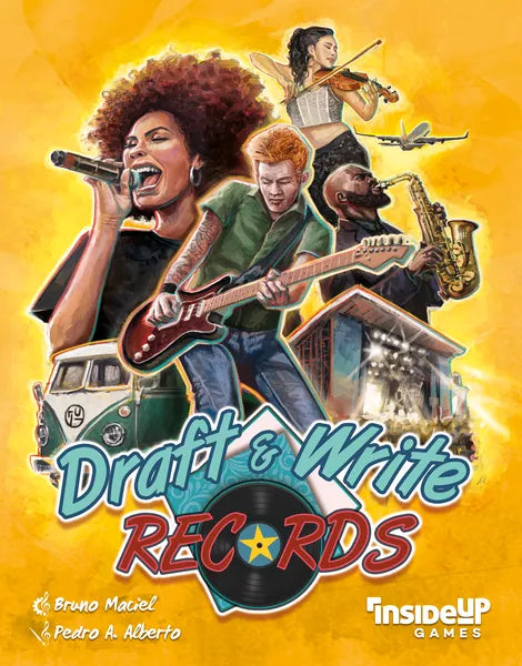 Draft and Write Records boardgame