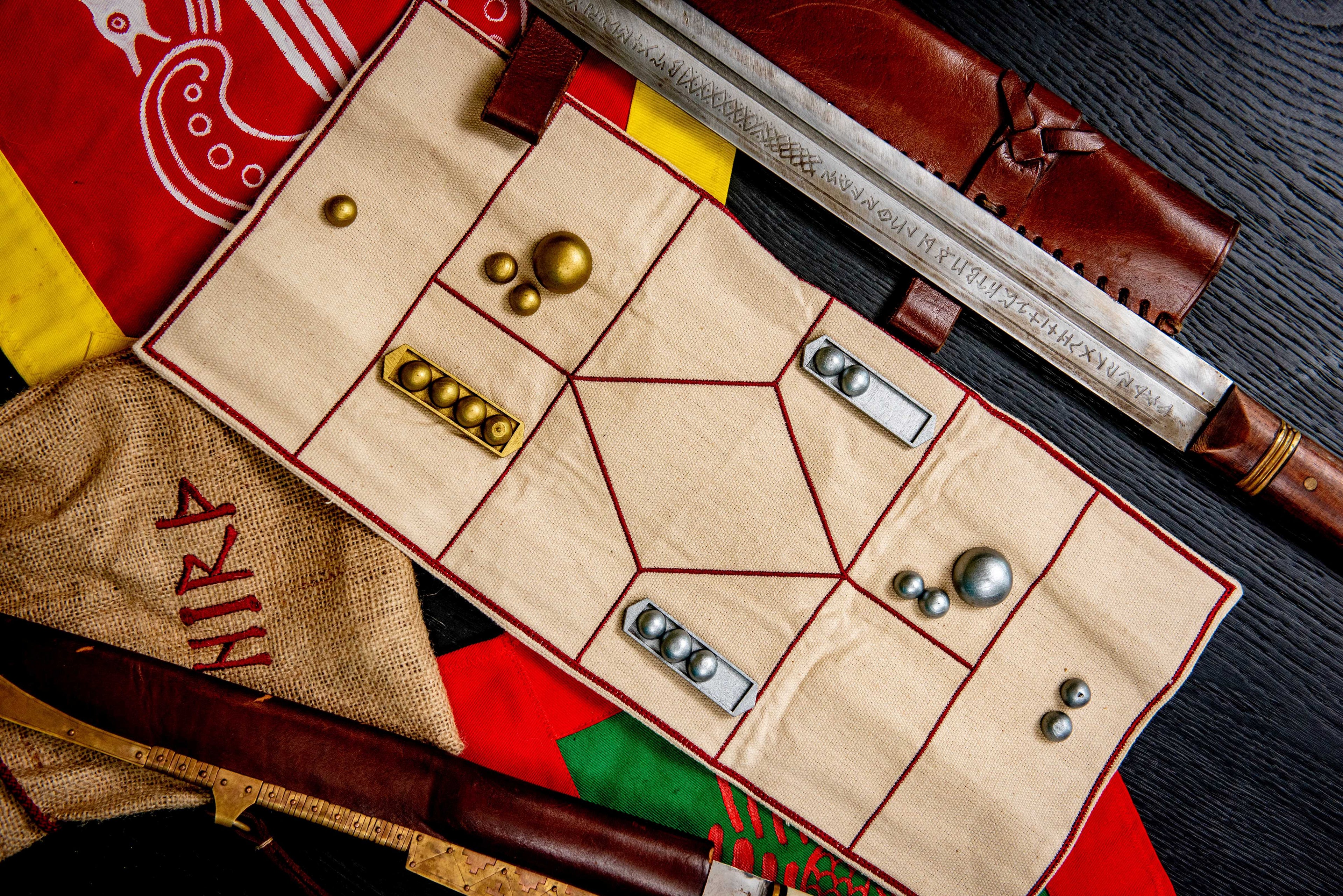 Hird game setup in mid-play