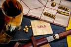 Hird board game close up on components