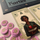 Kartini From Darkness to Light boardgame component close up