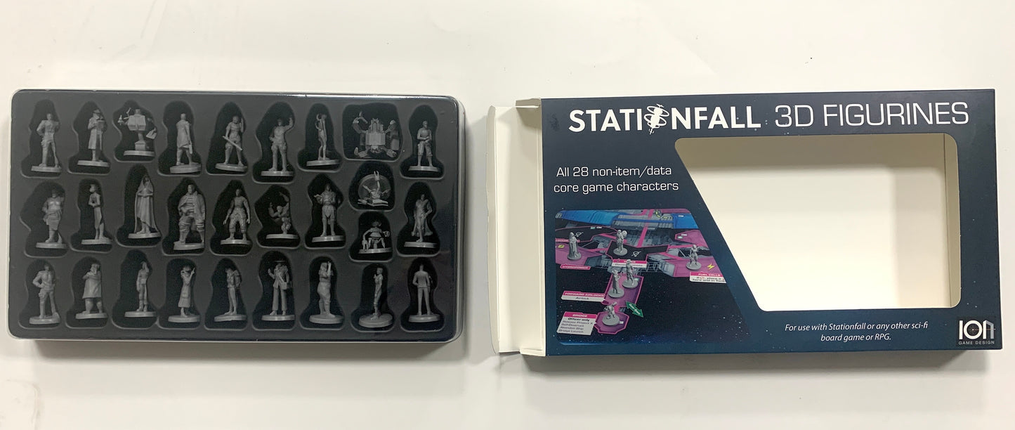 Stationfall 3D Mini Character Figurines
