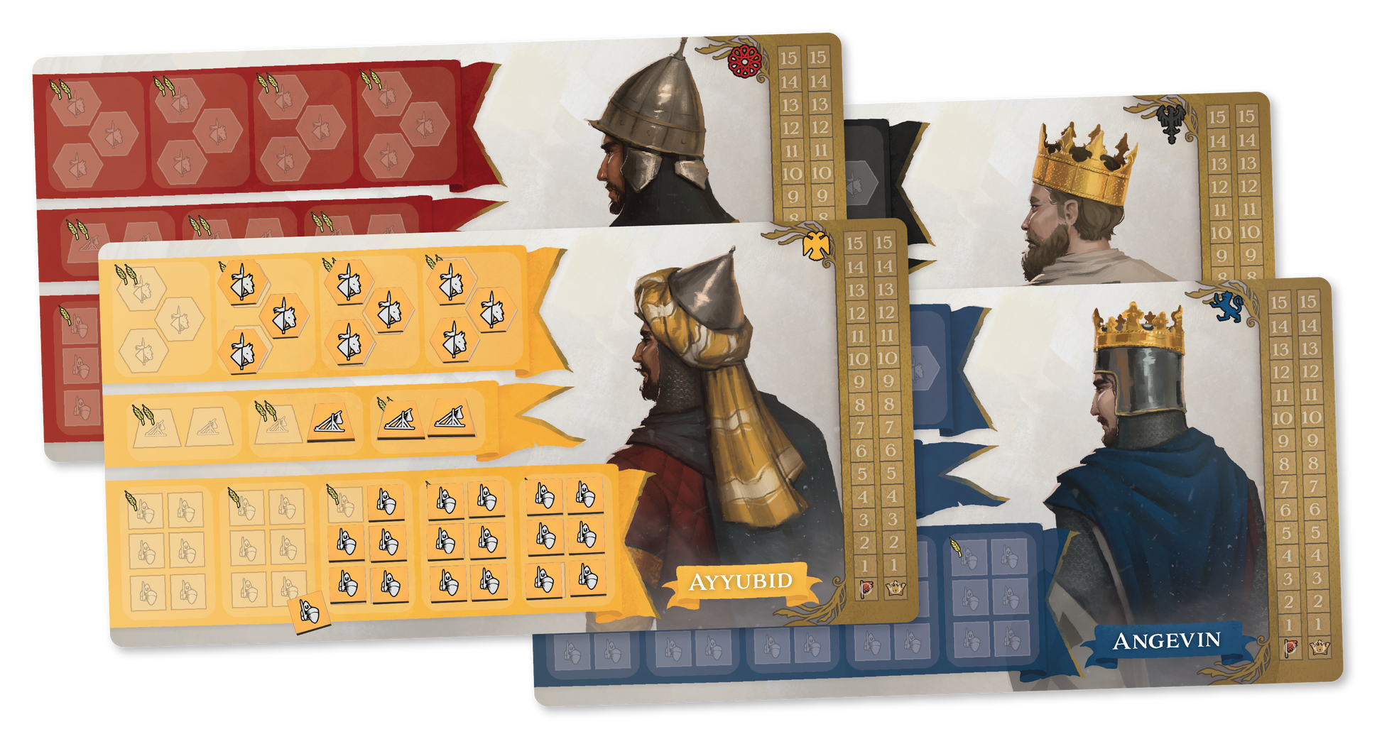 Third Crusade component player board
