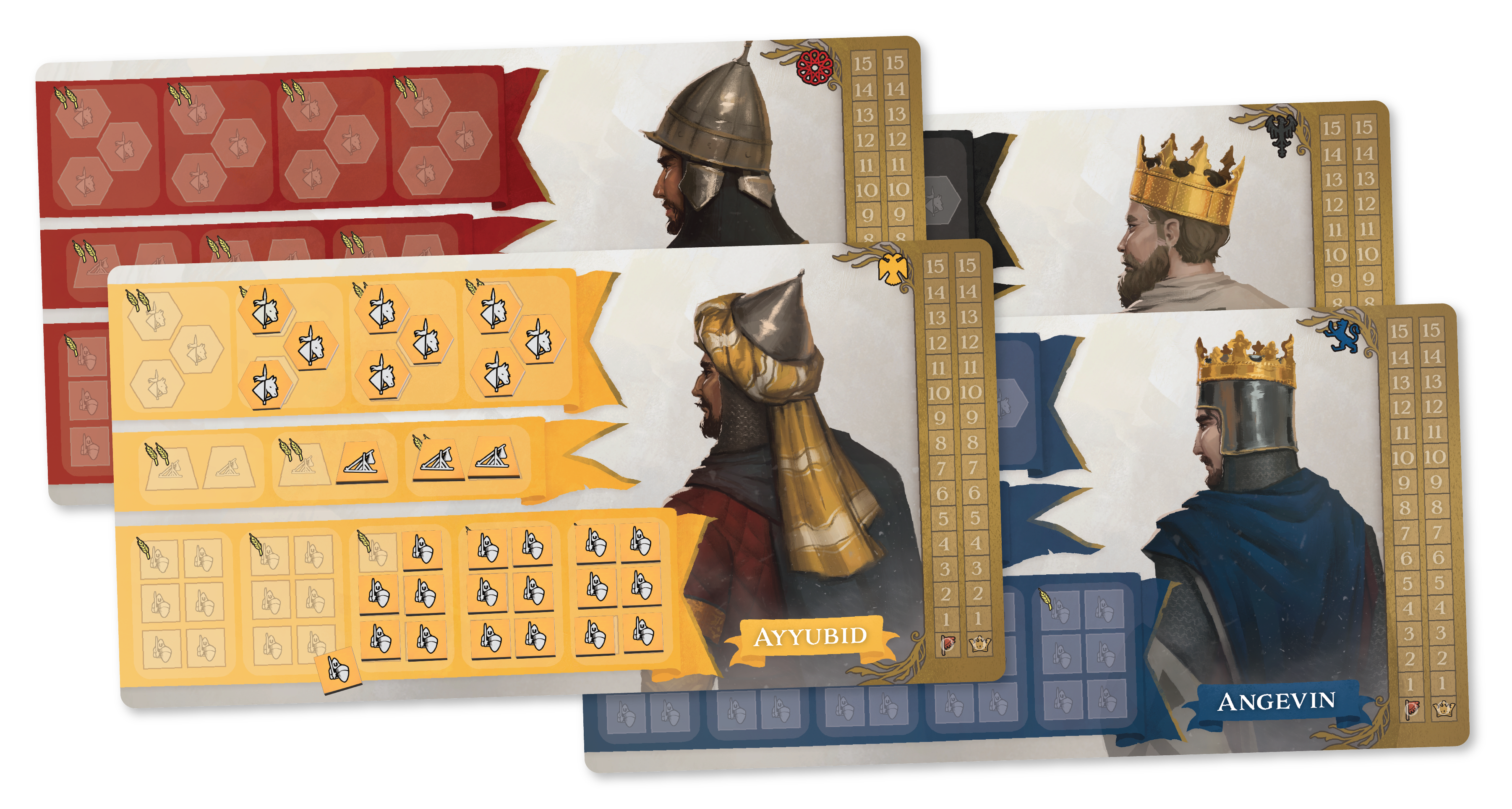 Third Crusade component player board