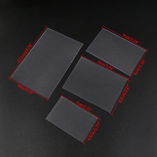 100Pcs Protector Card Sleeves Multi-size