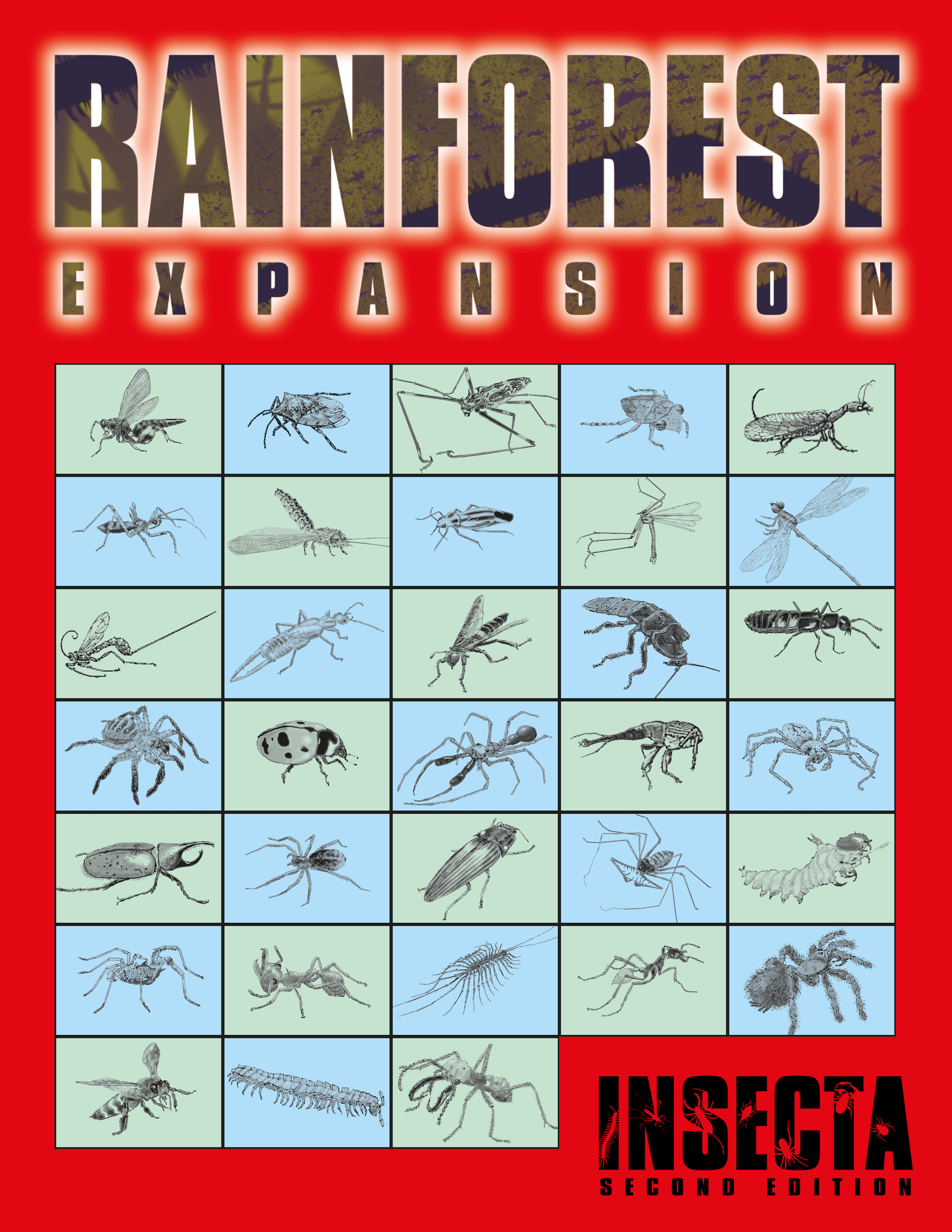 Insecta board game : Facsimile edition - rainforest expansion pack cover
