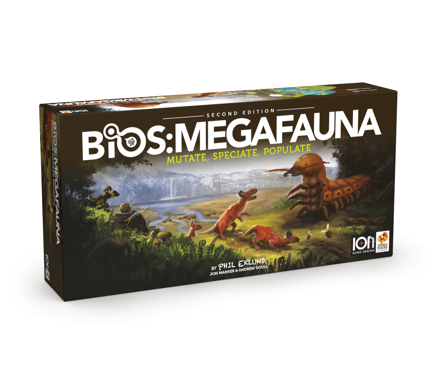 Bios: Megafauna (2nd edition board game) - 3D Box Cover