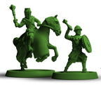 Crusader Kings: the Board Game - green plastic pieces (expanded view)