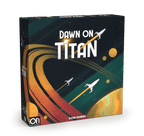 Dawn on Titan Board Game - 3D box cover illustration