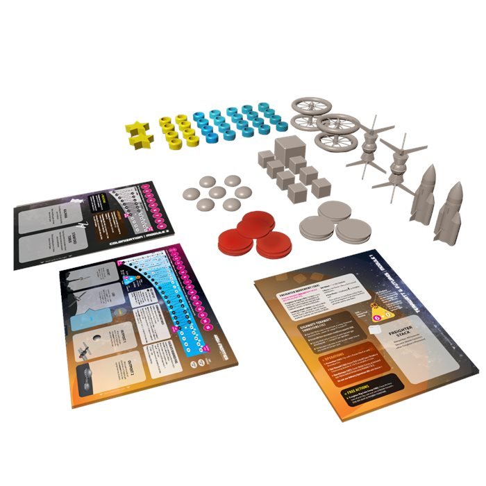 High Frontier 6th Player Component Kit - All included pieces