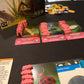 Bios: Mesofauna board game - Species cards and mutaton cards layed out