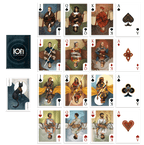 ION historical playing card close up