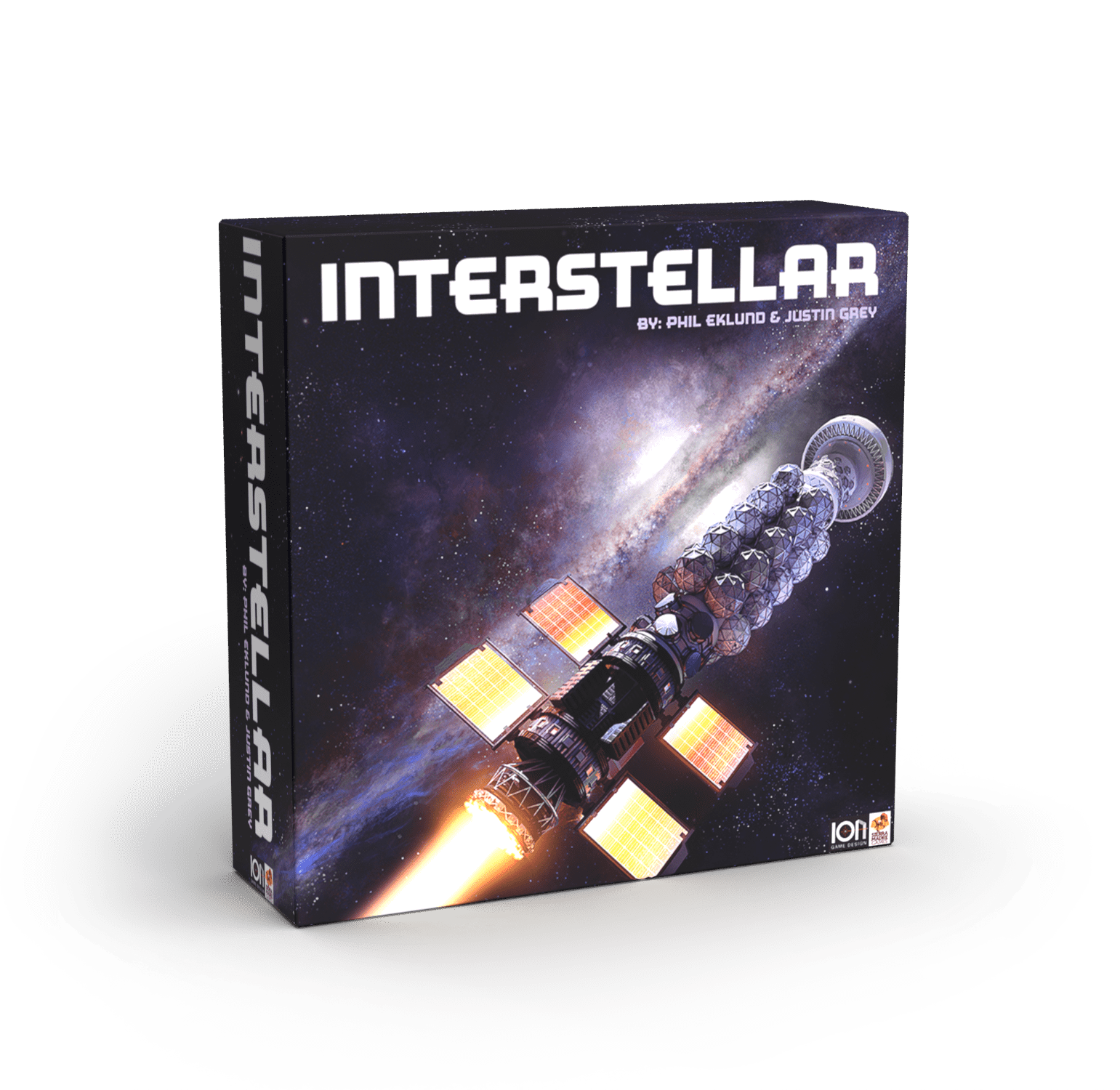 Interstellar board game - 3D box front cover