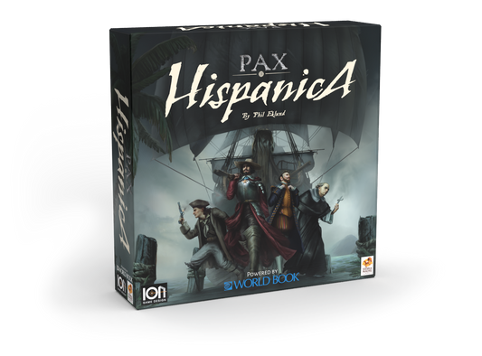 Pax Hispanica board game - 3D front box image