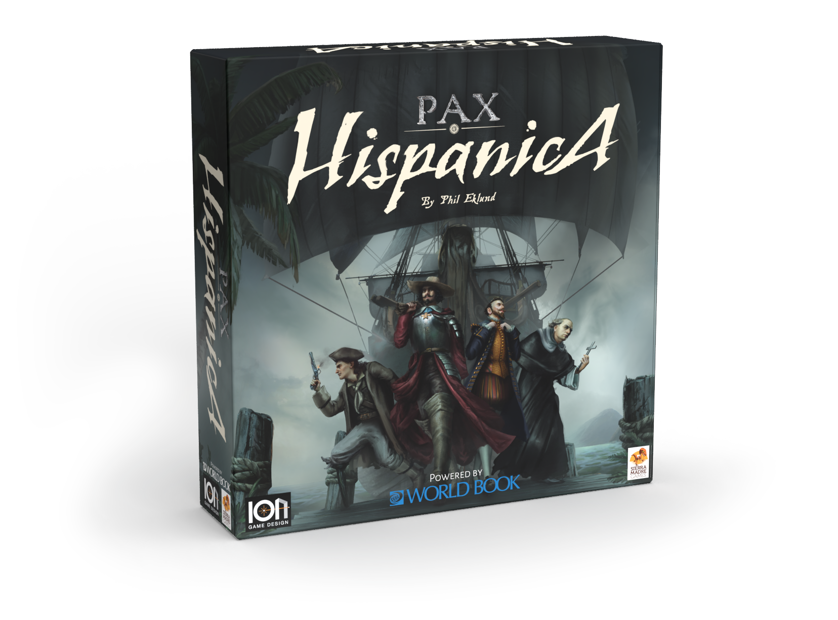 Pax Hispanica board game - 3D front box image