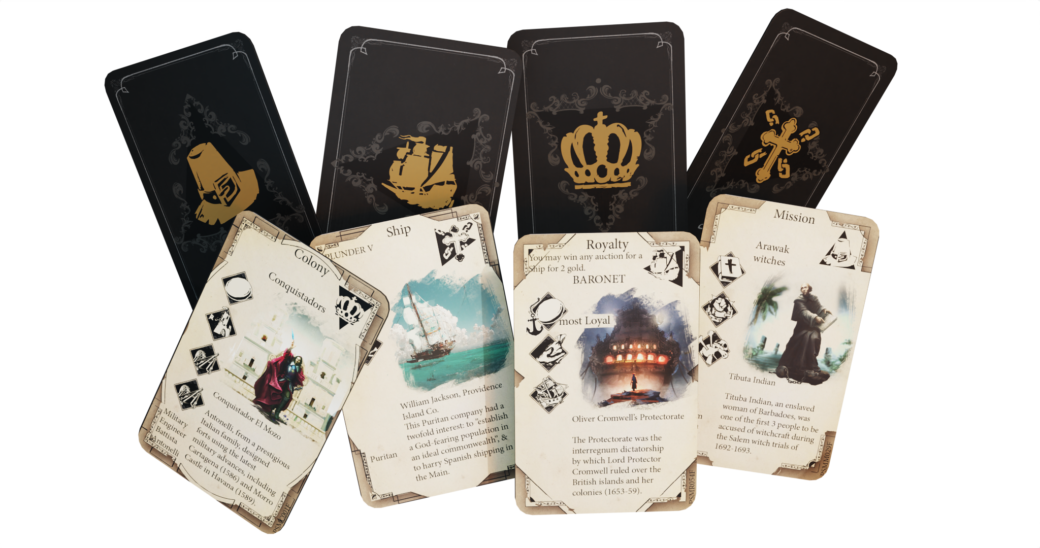 Pax Hispanica close up cards