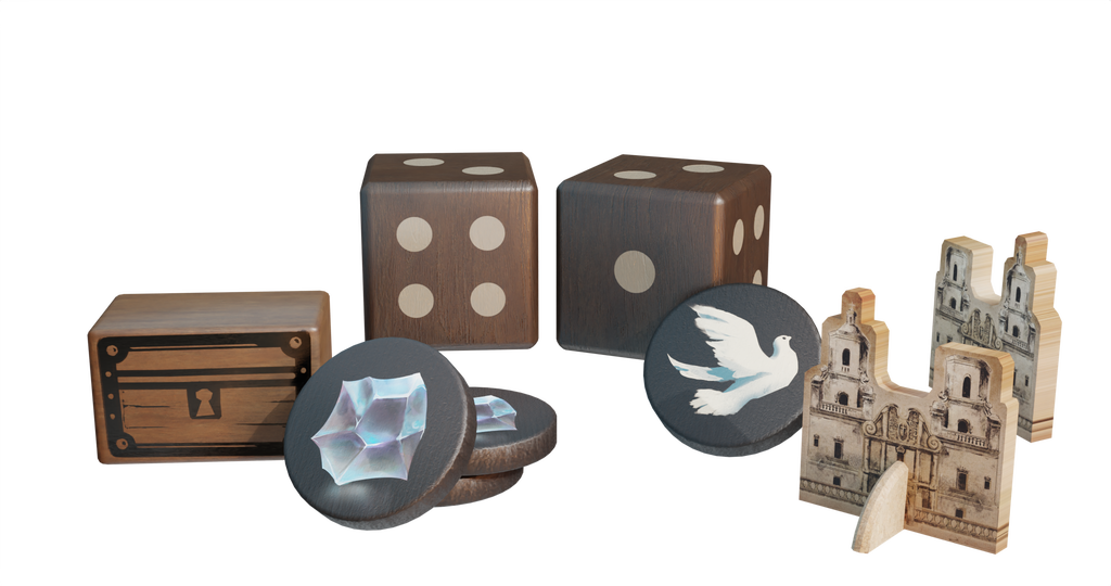 Pax Hispanica components close up
