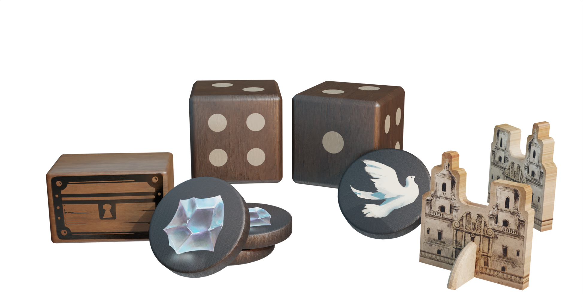 Pax Hispanica components close up
