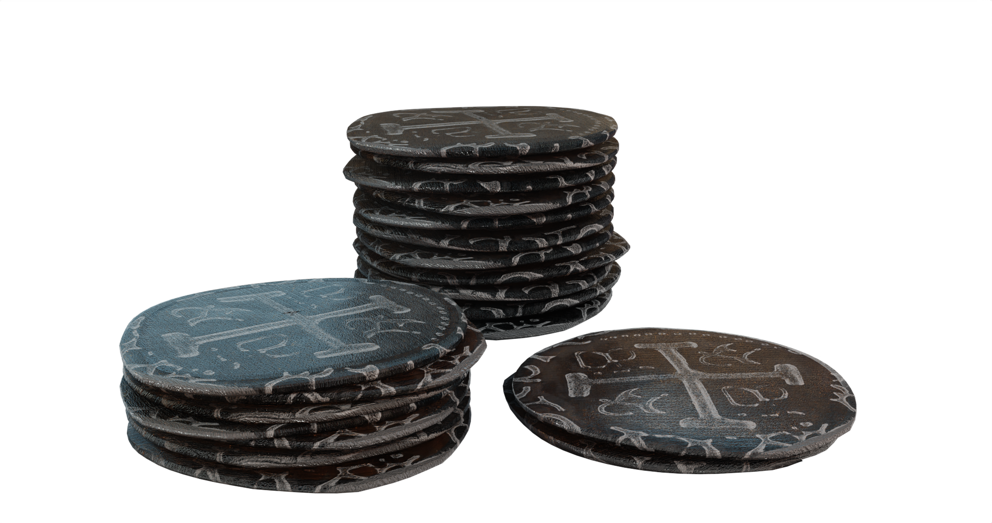 Pax Hispanica standard game punchboard coins