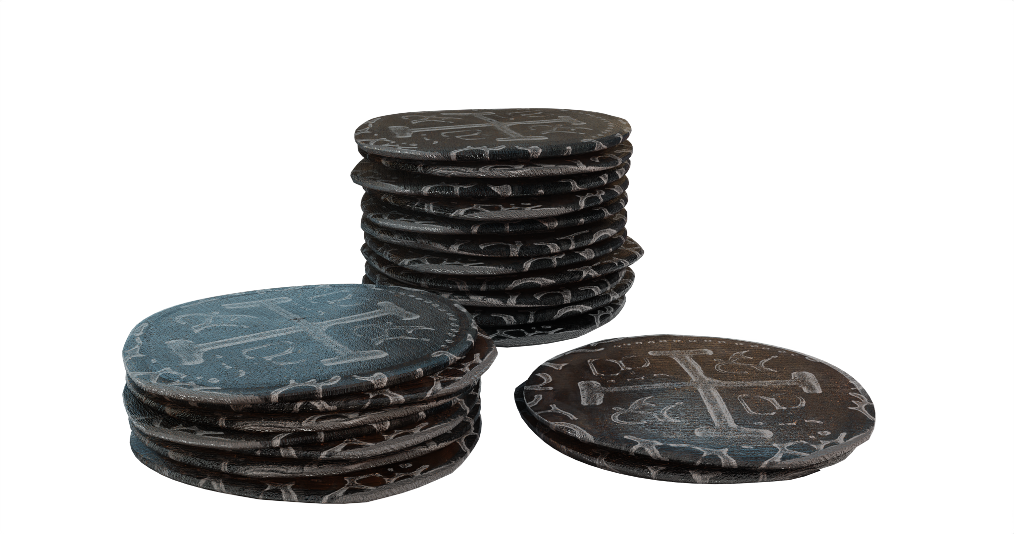Pax Hispanica standard game punchboard coins