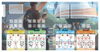 PAX Porfiriana / PAX Transhumanity Folding Game Board - Side of the game board that can be used for PAX transhumanity