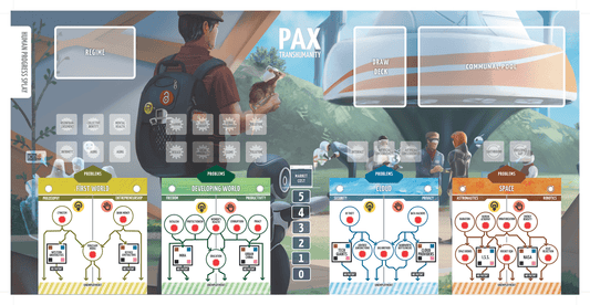 Pax Porfiriana / Pax Transhumanity Folding Game Board (RETAIL)