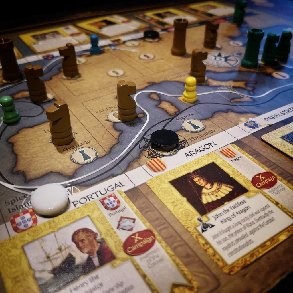 Pax Renaissance components in game play