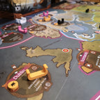 PAX Viking Board Game - Close-up view of the board during game play