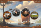 PAX Viking Board Game - Graphic displaying the different types of playing cards