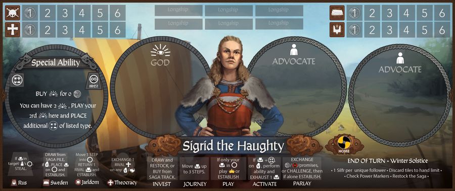 PAX Viking Board Game - Character graphic