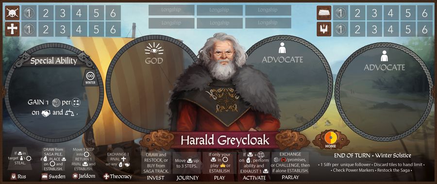 PAX Viking Board Game - Character graphic