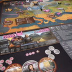 PAX Viking Board Game - Expanded view of Styrbjörn the Strong character card accompanied by tokens