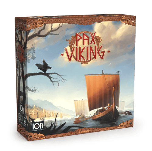PAX Viking Board Game - 3D box cover design