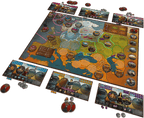 PAX Viking Board Game - Game board set up in starting position