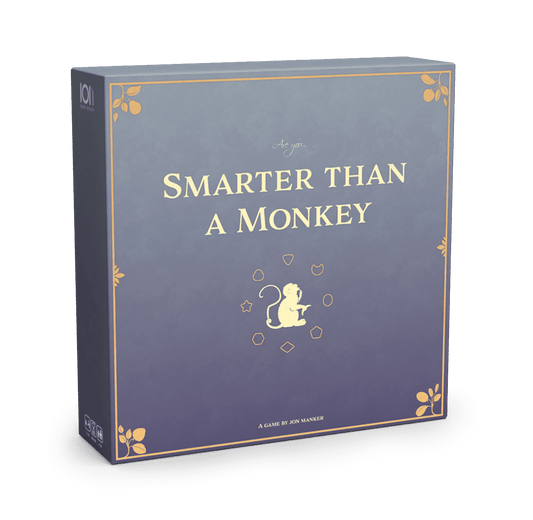 Smarter than a Monkey board game - 3D front box cover