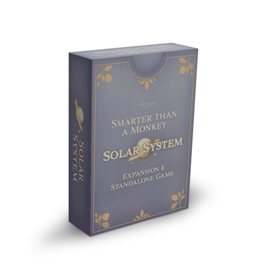 Smarter than a Monkey : Solar System expansion game - 3D front box cover