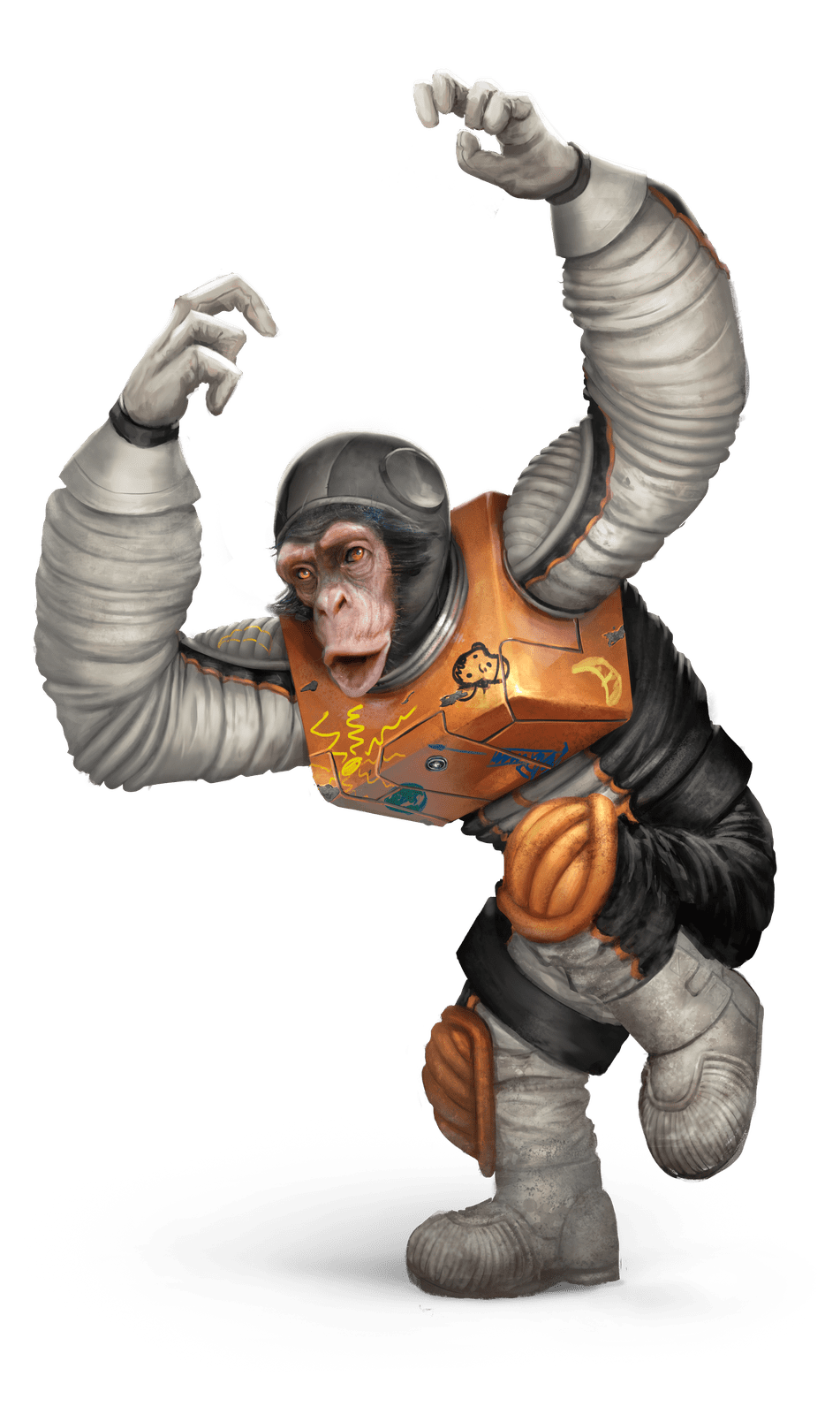 Stationfall board game - space monkey